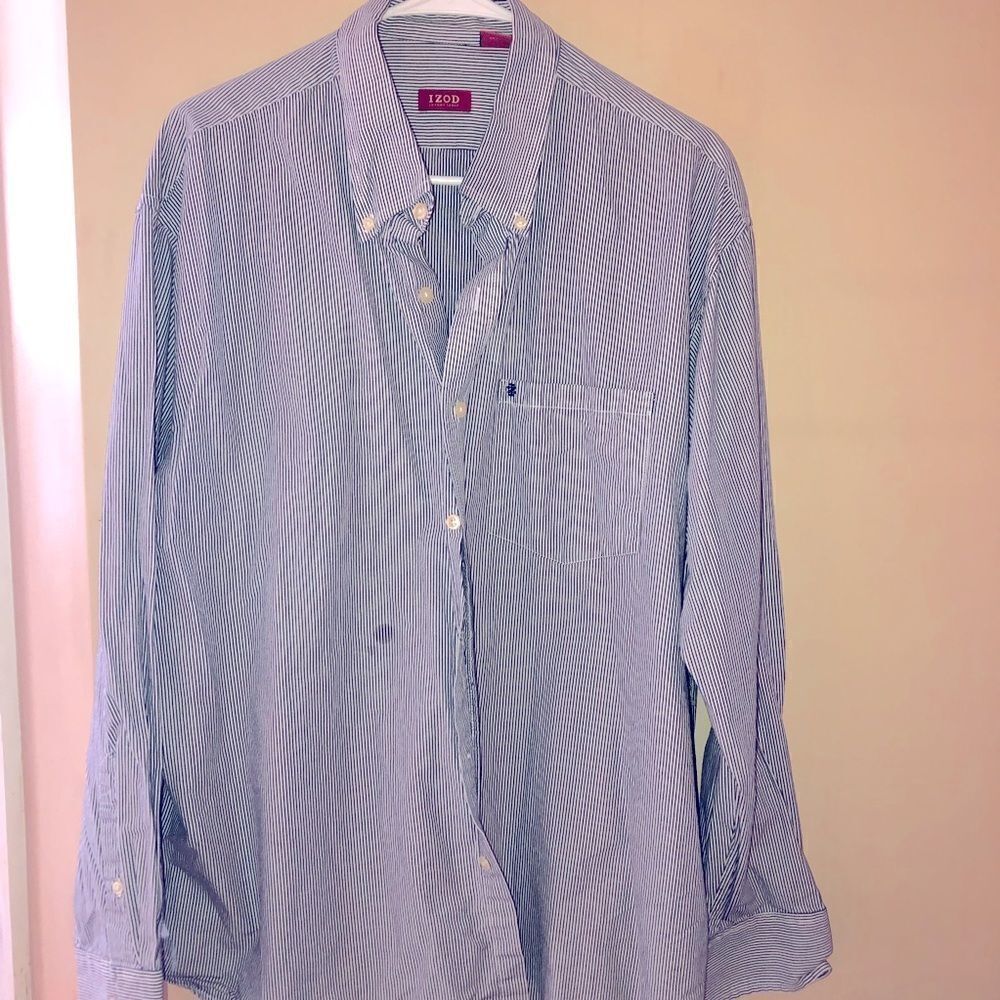 IZod striped button down shirt